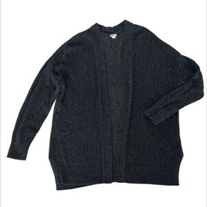 Aerie size XS / S dark gray soft open front cardigan sweater